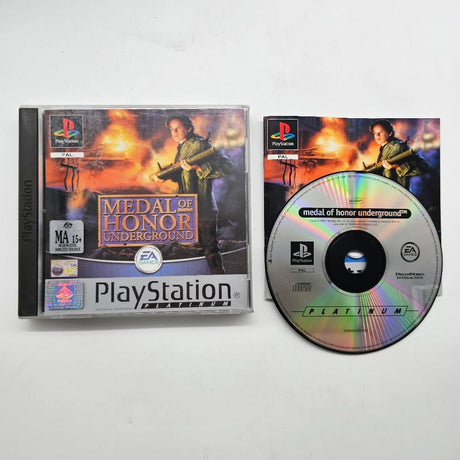 Medal Of Honor Underground PS1 Playstation 1 Game PAL