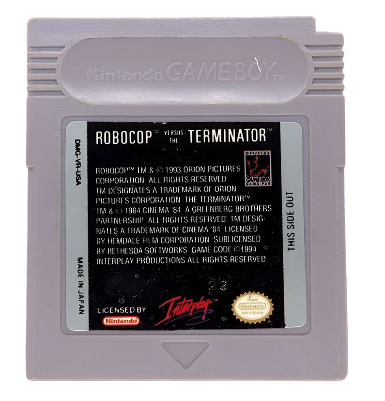 RoboCop versus The Terminator Game Boy Game PAL