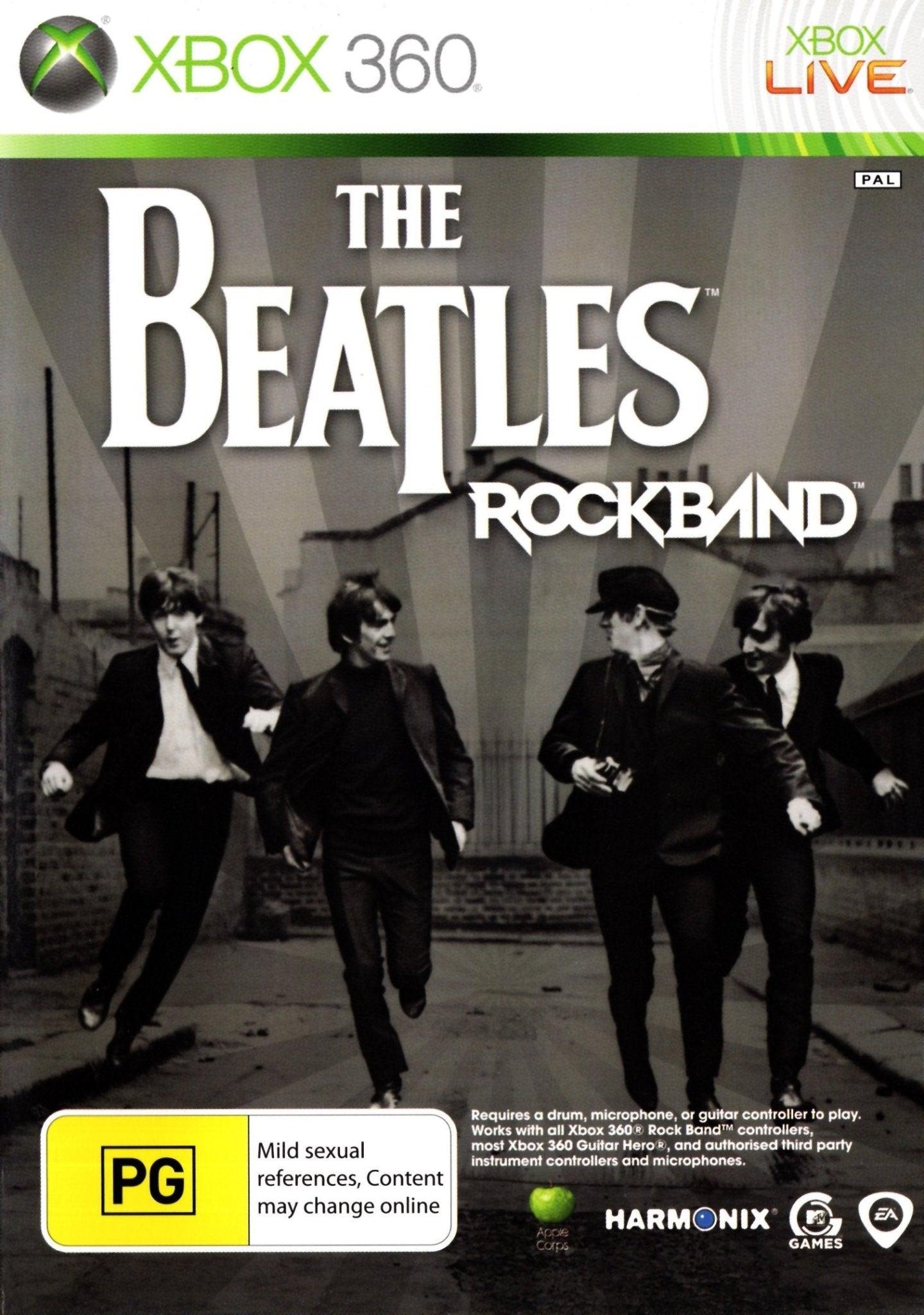 The Beatles: Rock Band Xbox 360 Game PAL