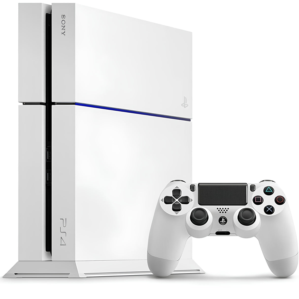 Sony Playstation 4 Glacier White (PS4) Complete Console - 500GB-Trippy Trades
