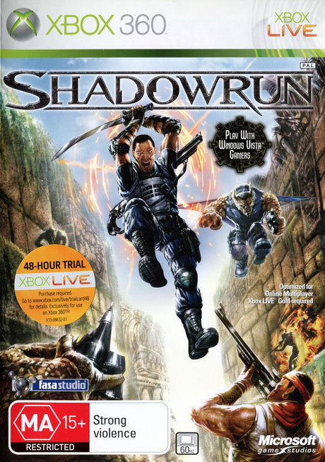 Shadowrun Xbox 360 Game PAL-Trippy Trades