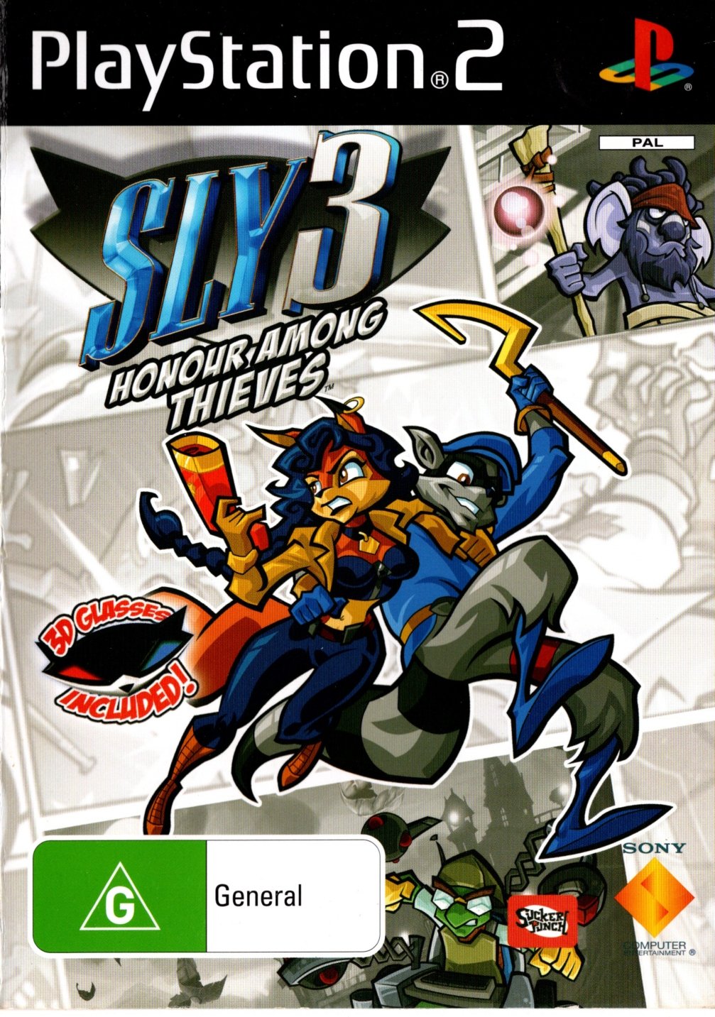 Sly 3: Honor Among Thieves Playstation 2 PS2 Game PAL