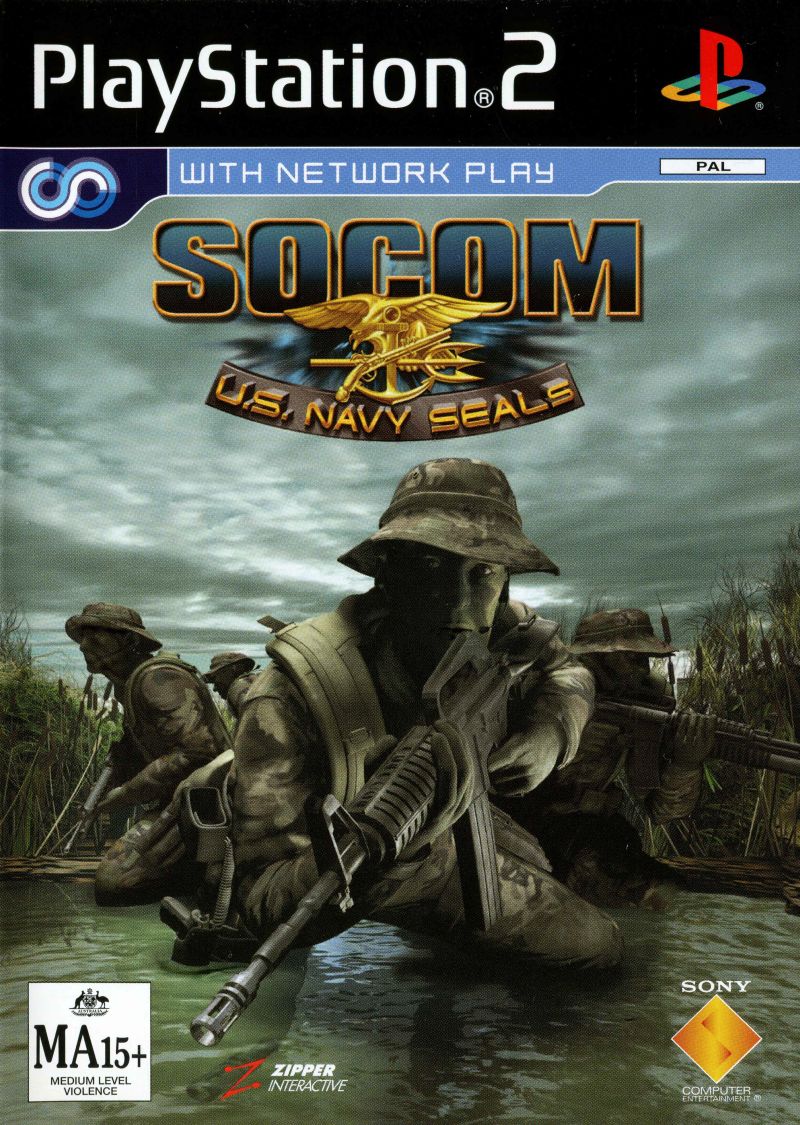 SOCOM: U.S. Navy SEALs Playstation 2 PS2 Game PAL