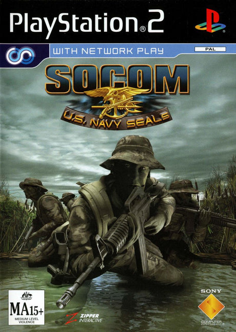 SOCOM: U.S. Navy SEALs Playstation 2 PS2 Game PAL