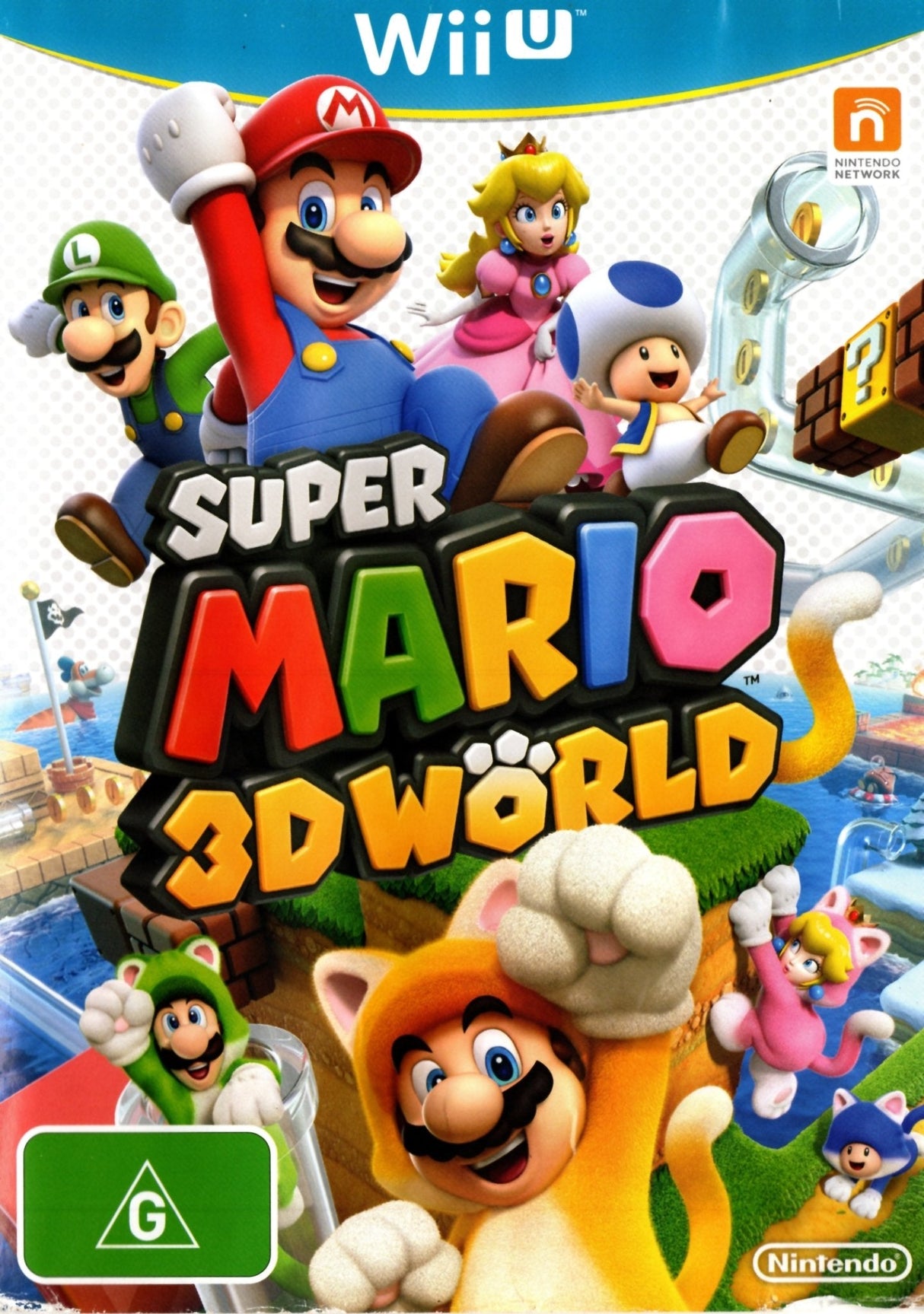 Super Mario 3D World Nintendo Wii-U Game PAL