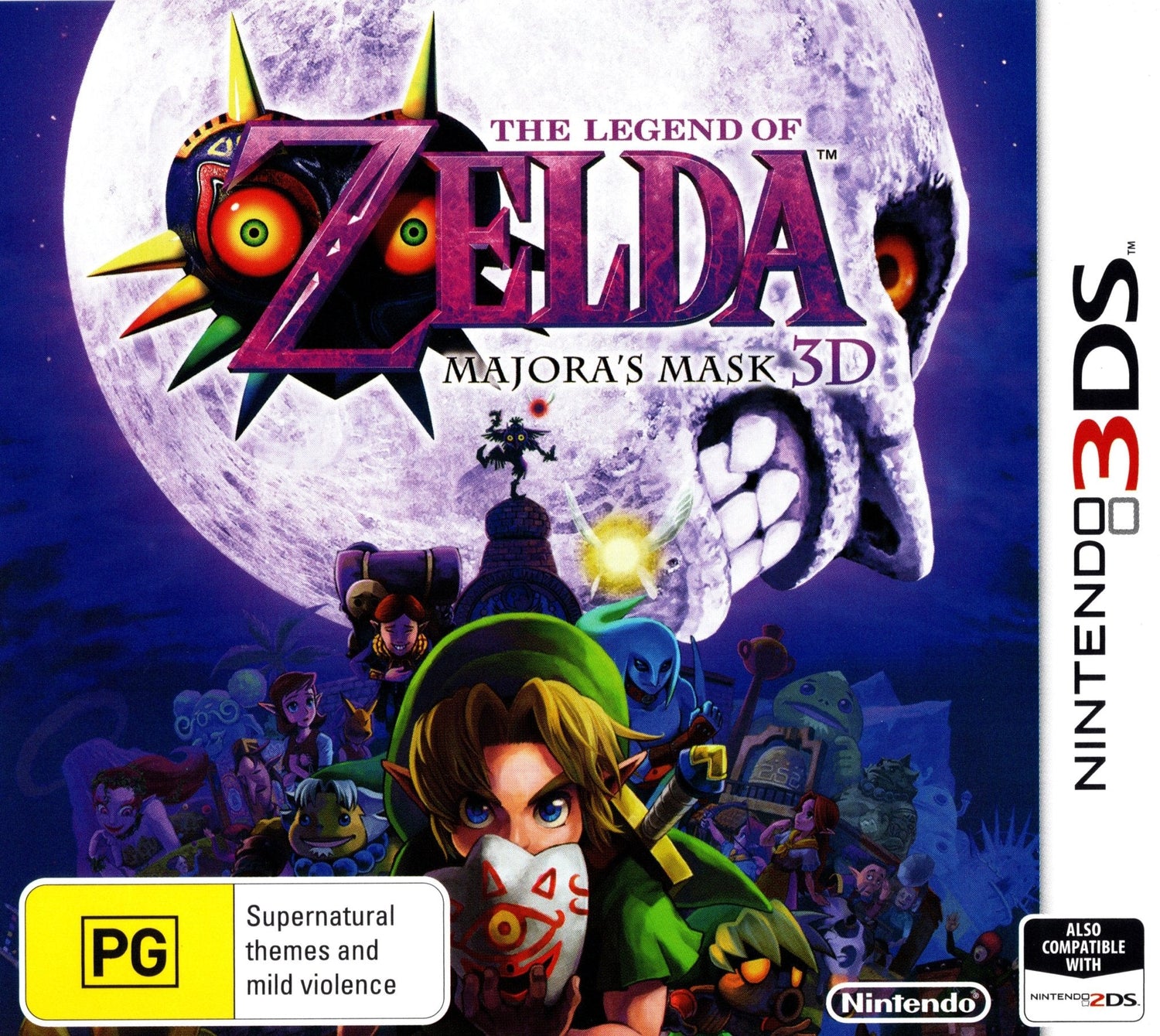 The Legend of Zelda: Majora's Mask 3D 3DS Game PAL