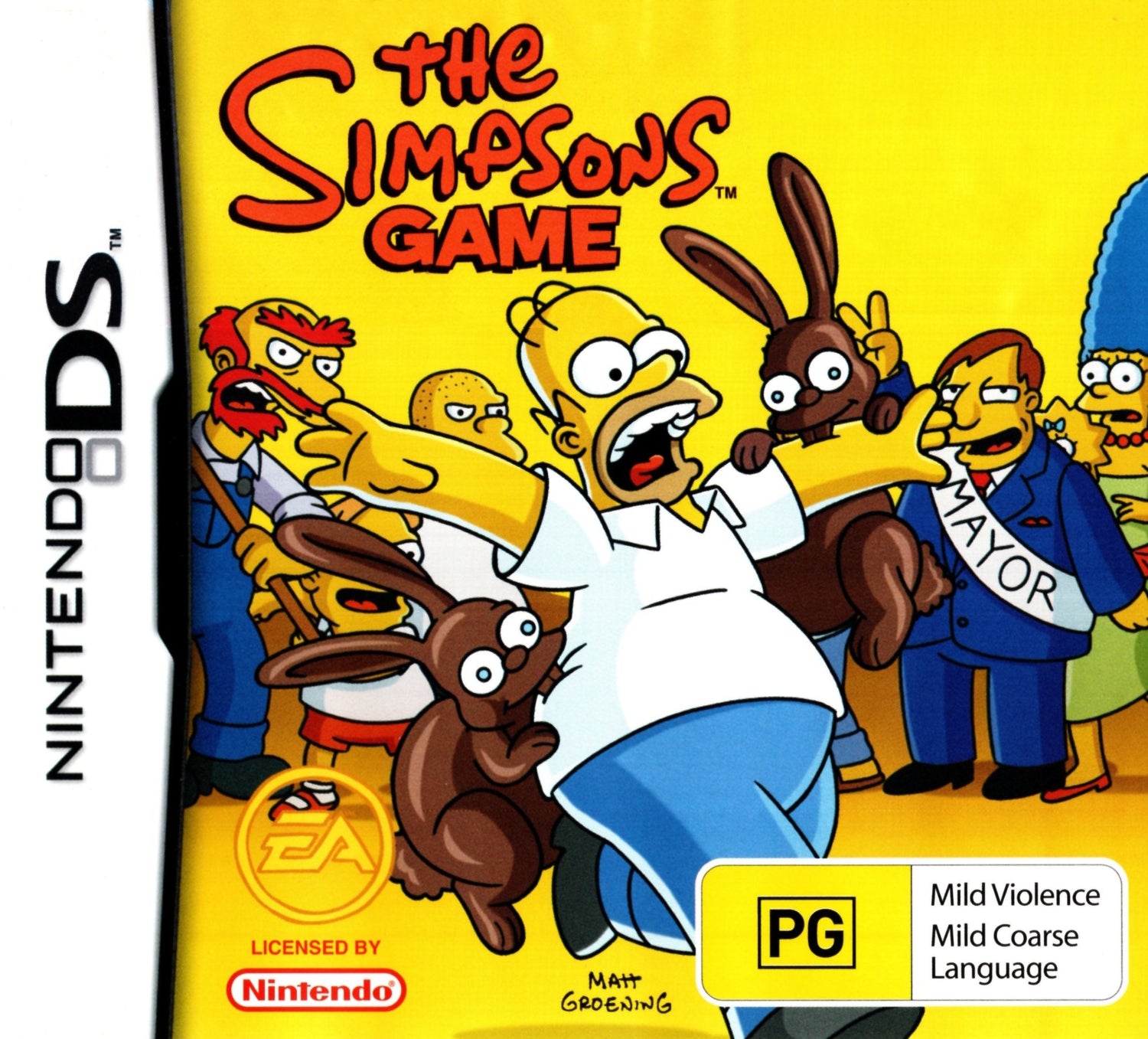 The Simpsons Game Nintendo DS NDS Game PAL