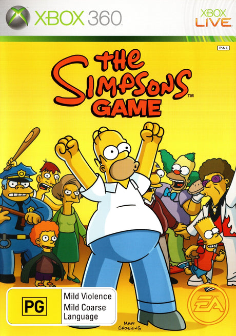 The Simpsons Game Xbox 360 Game PAL-Trippy Trades