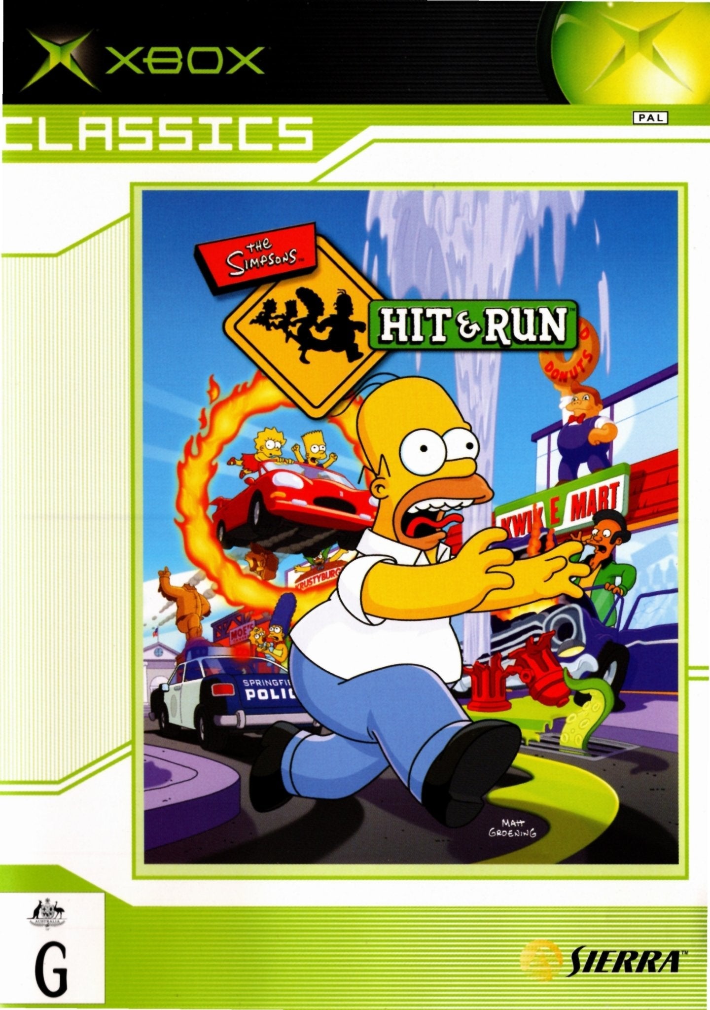 The Simpsons: Hit & Run Xbox Game PAL