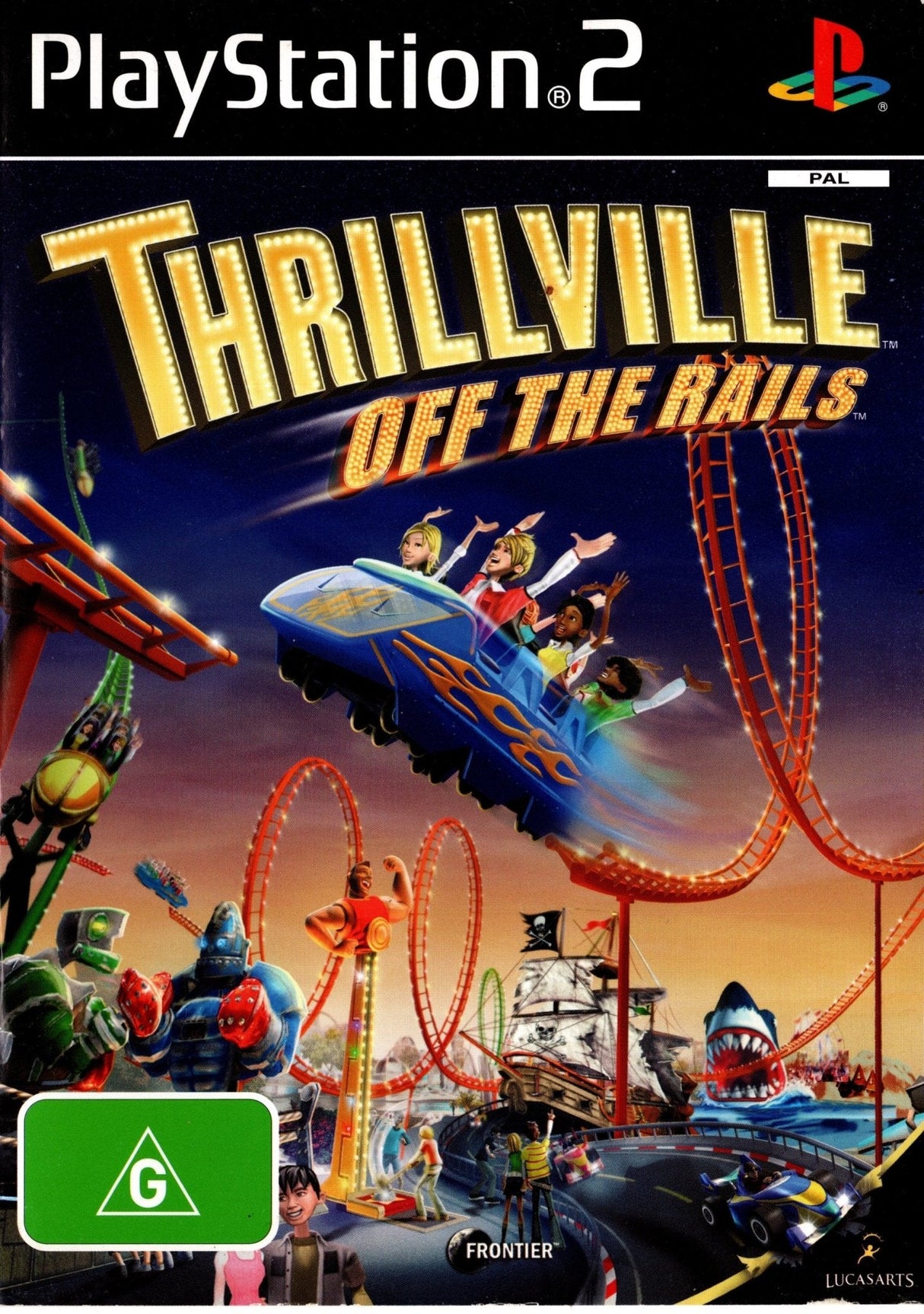 Thrillville: Off the Rails Playstation 2 PS2 Game PAL