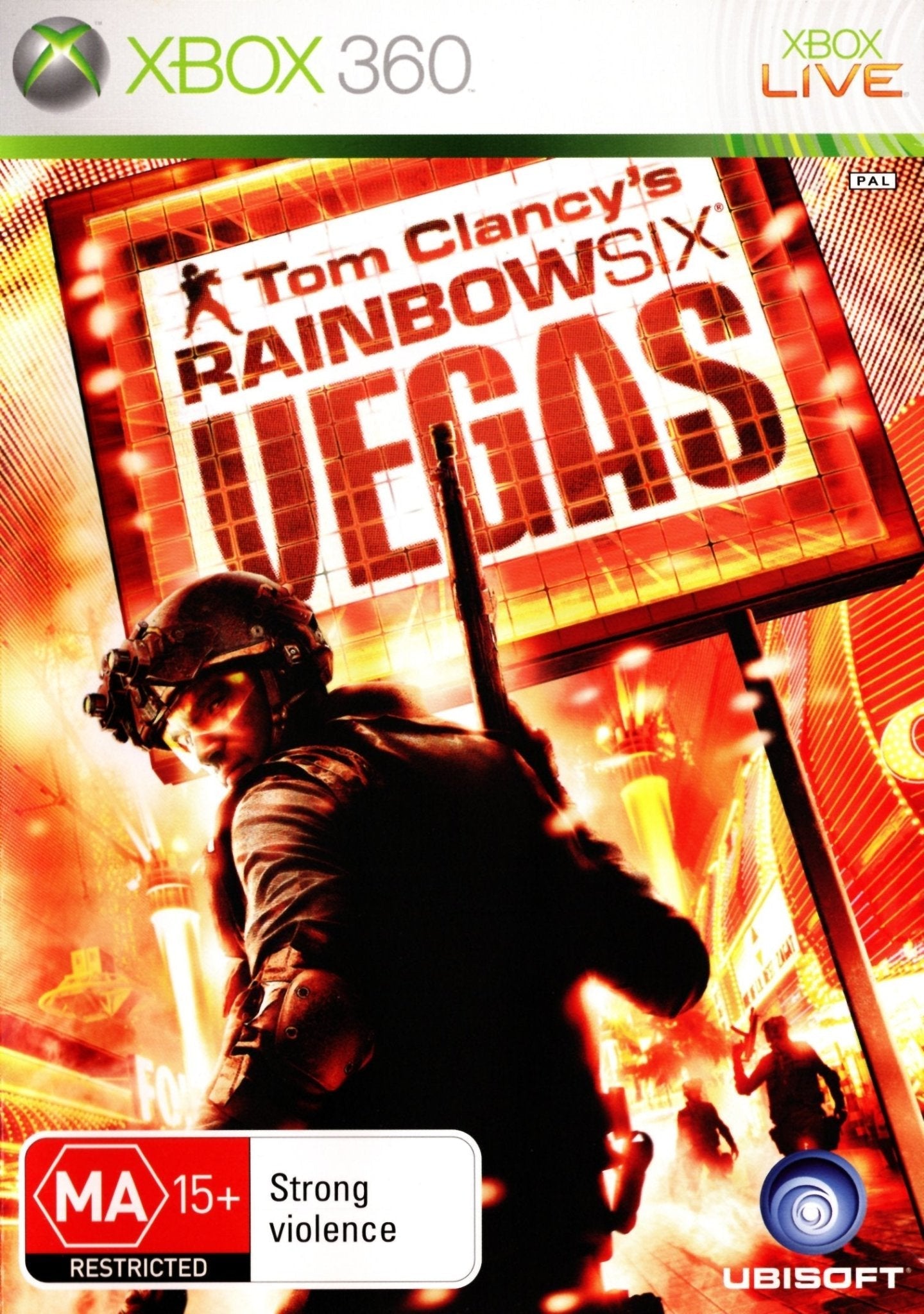 Tom Clancy's Rainbow Six Vegas Xbox 360 Game PAL