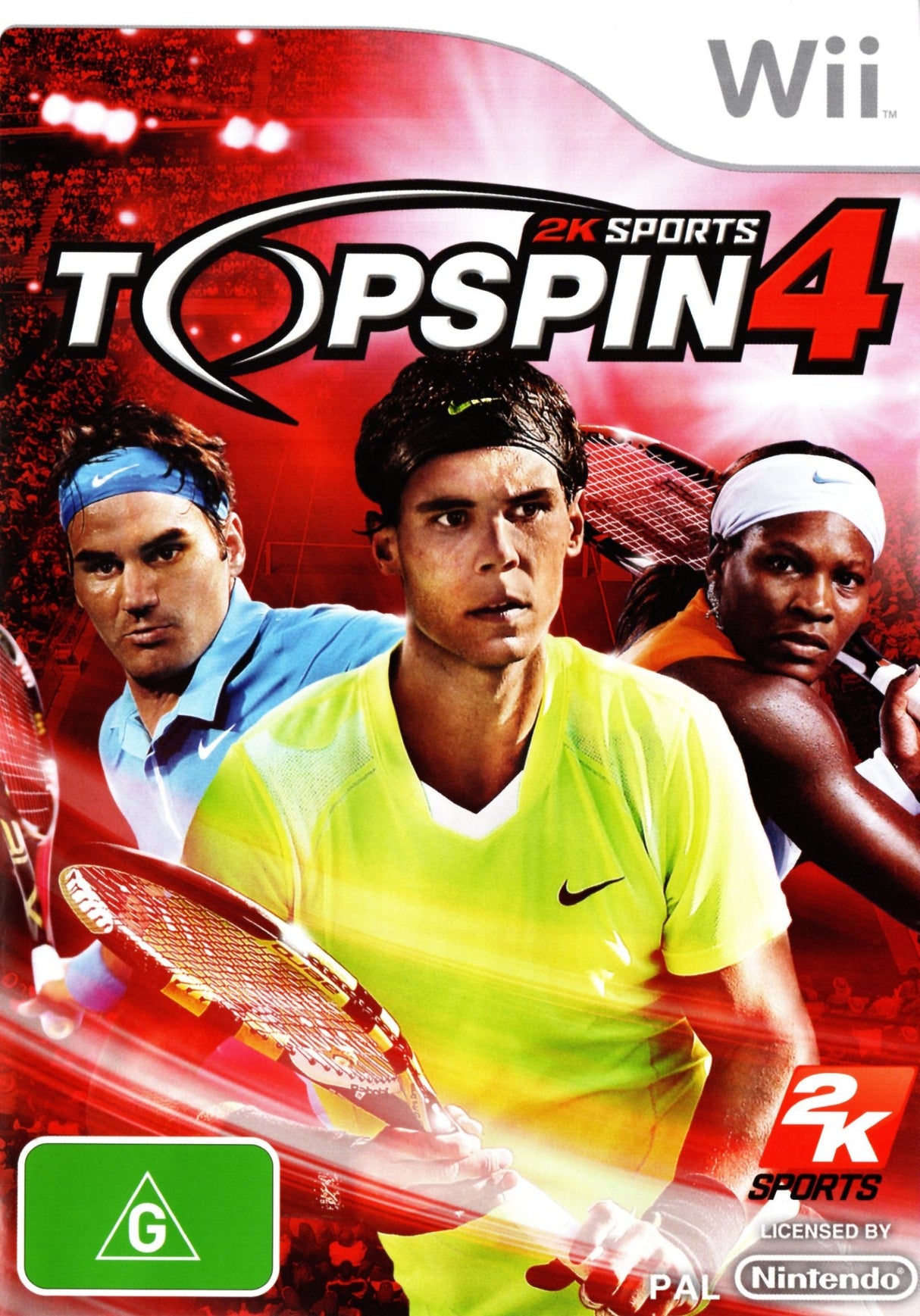 Top Spin 4 Nintendo Wii Game PAL