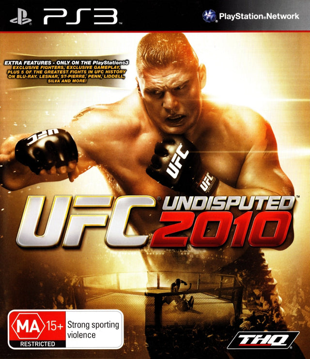 UFC Undisputed 2010 Playstation 3 PS3 Game PAL