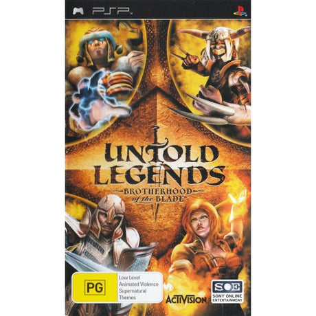 Untold Legends: Brotherhood of the Blade PSP Game