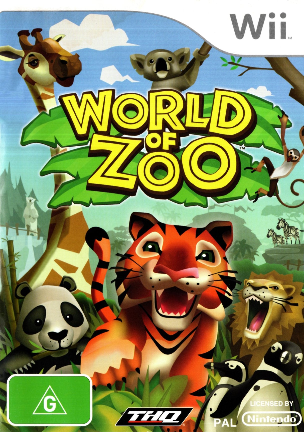 World of Zoo Nintendo Wii Game PAL