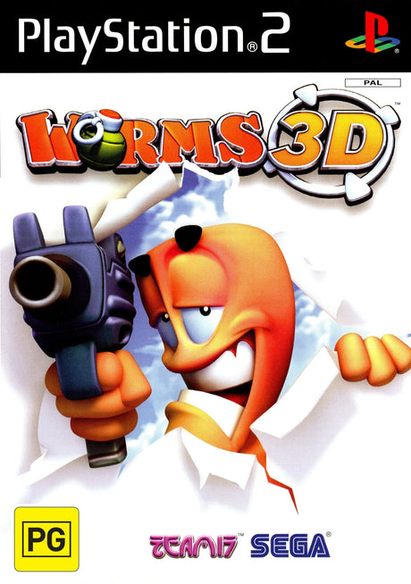 Worms 3D Playstation 2 PS2 Game PAL