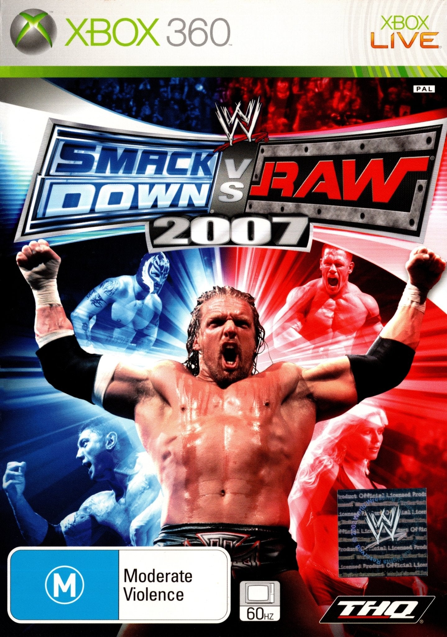 WWE SmackDown vs. Raw 2007 Xbox 360 Game PAL