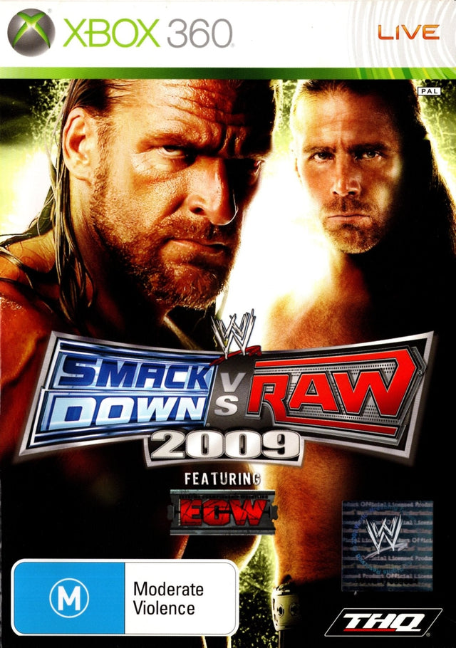 WWE SmackDown vs. Raw 2009 Xbox 360 Game PAL-Trippy Trades