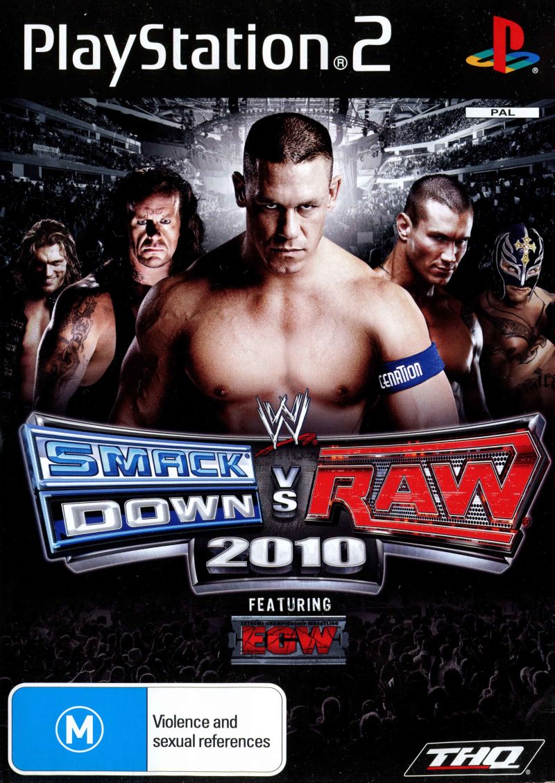 WWE SmackDown vs. Raw 2010 Playstation 2 PS2 Game PAL