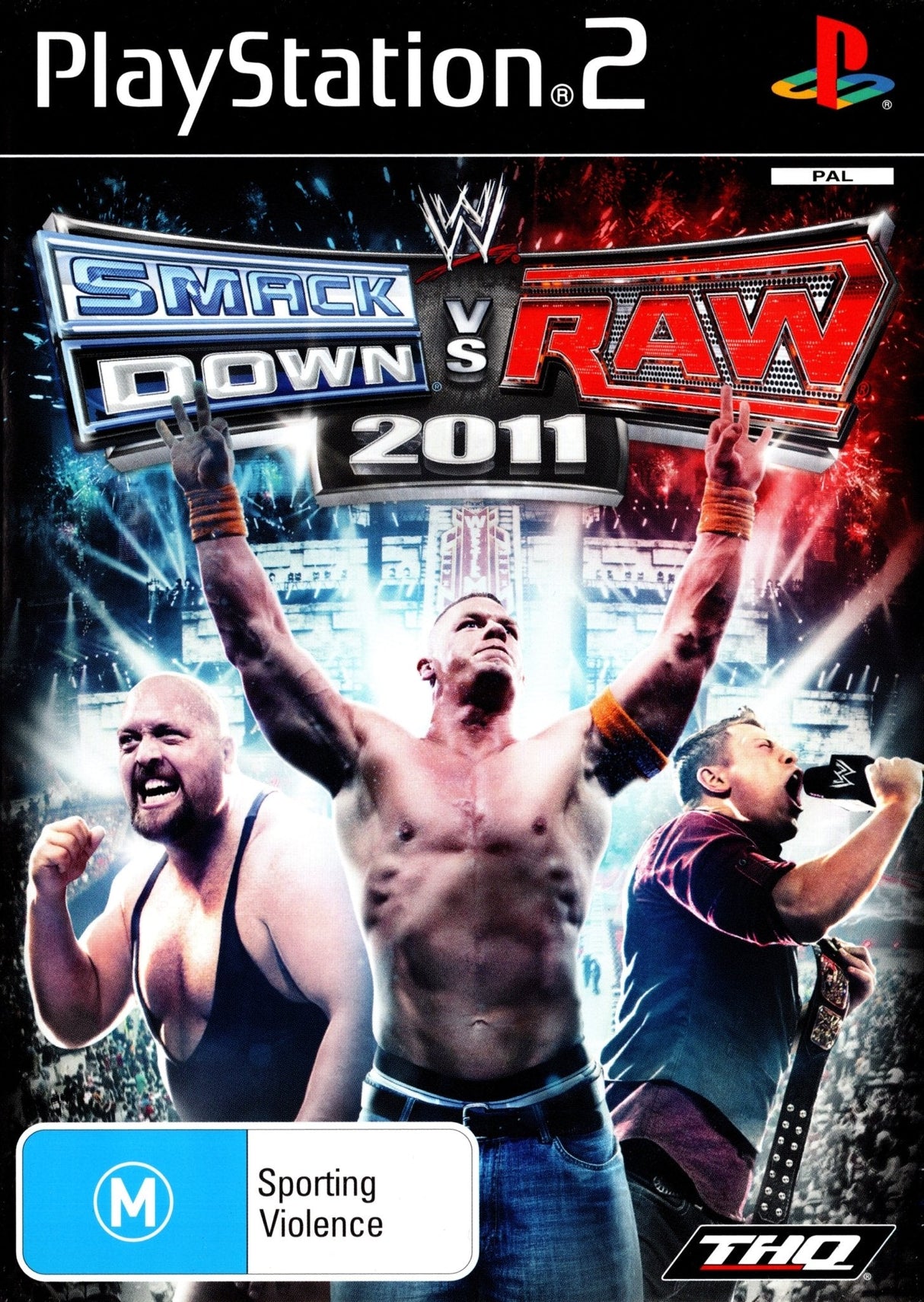 WWE SmackDown vs. Raw 2011 Playstation 2 PS2 Game PAL