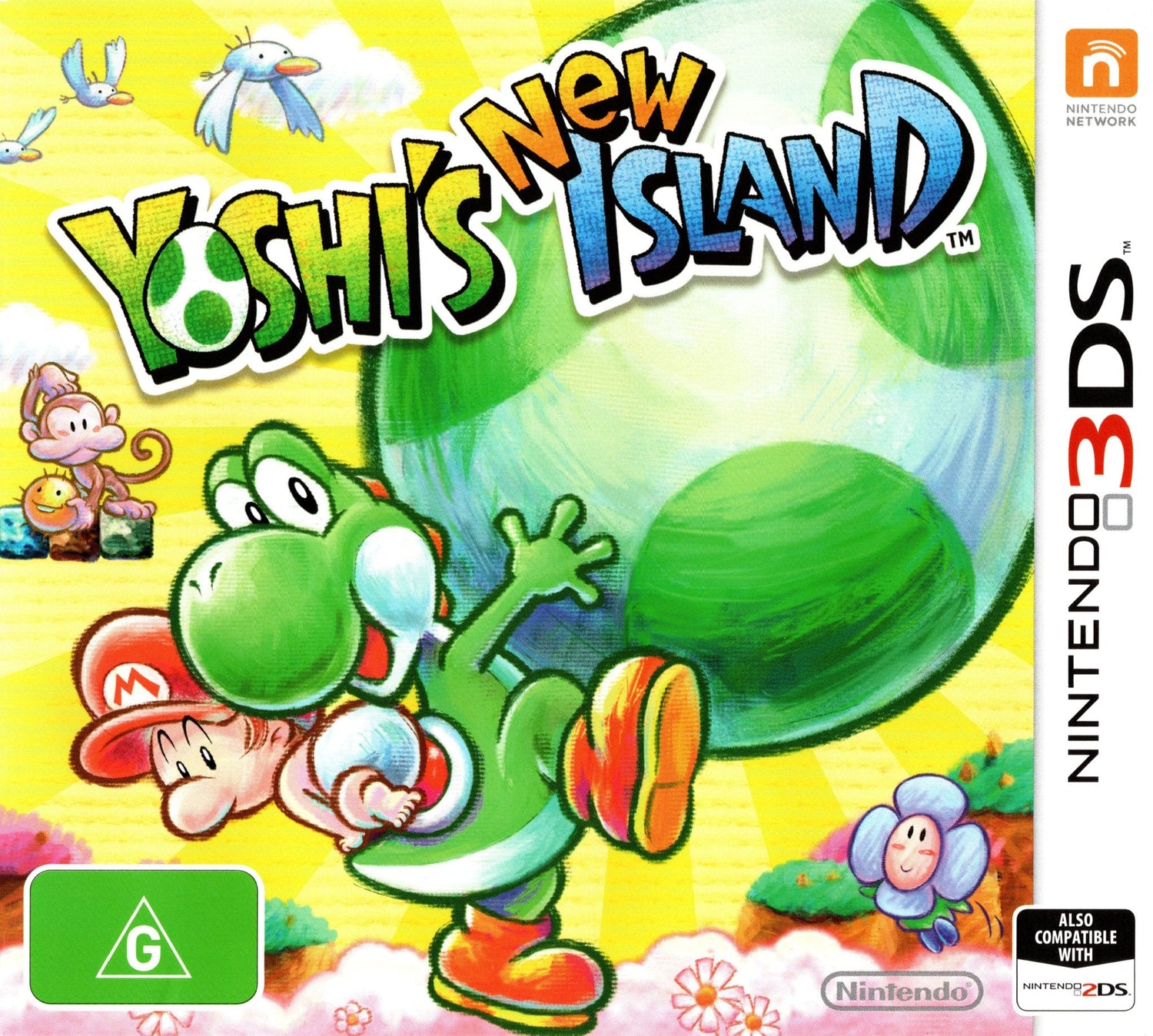 Yoshi's New Island 3DS Game PAL