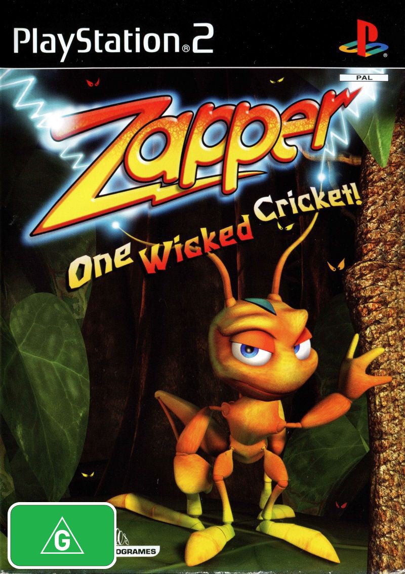 Zapper: One Wicked Cricket Playstation 2 PS2 Game PAL