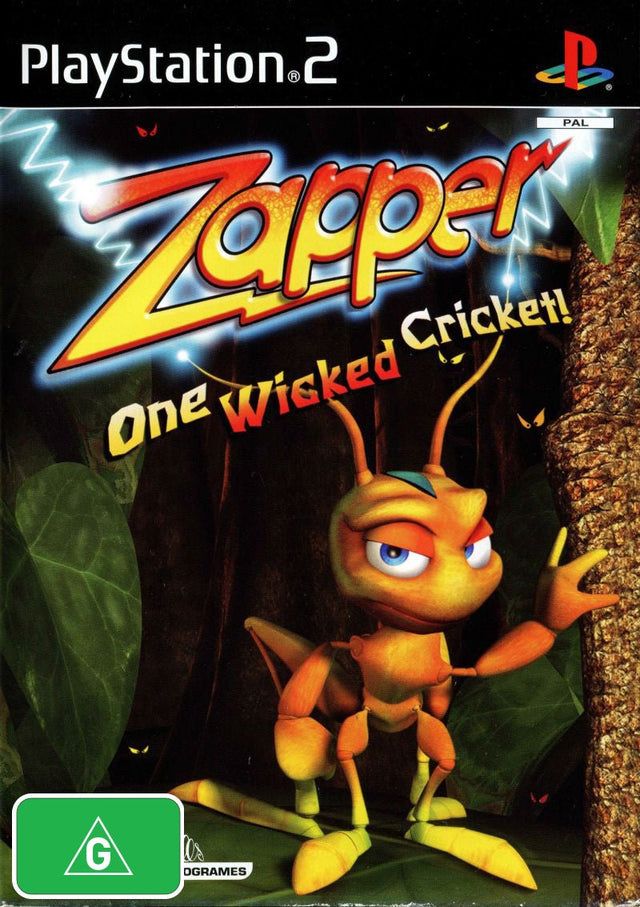 Zapper: One Wicked Cricket Playstation 2 PS2 Game PAL