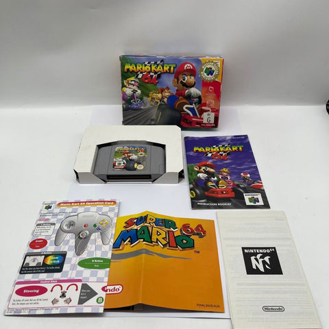 Mario Kart Nintendo 64 N64 Game Boxed Complete 21j4