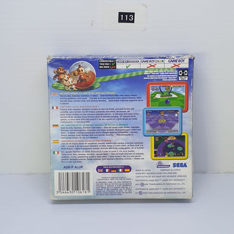 Super Monkey Ball JR Nintendo Gameboy Advance GBA Game Boxed + Manual