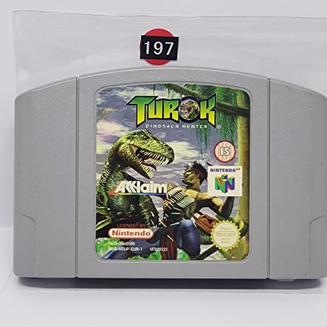 Turok Dinosaur Hunter Nintendo 64 N64 Game Cartridge PAL