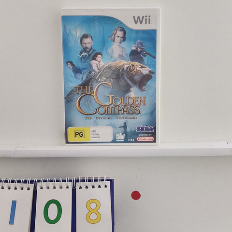 The Golden Compass The Official Video Game Nintendo Wii Game + Manual PAL r108