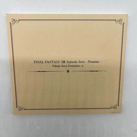 Fabula Nova Dramatica a Final Fantasy XIII Episode Zero-Promise CD