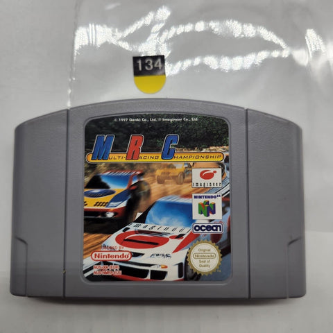 MRC Multi-Racing Championship Nintendo 64 N64 Game Cartridge PAL y134