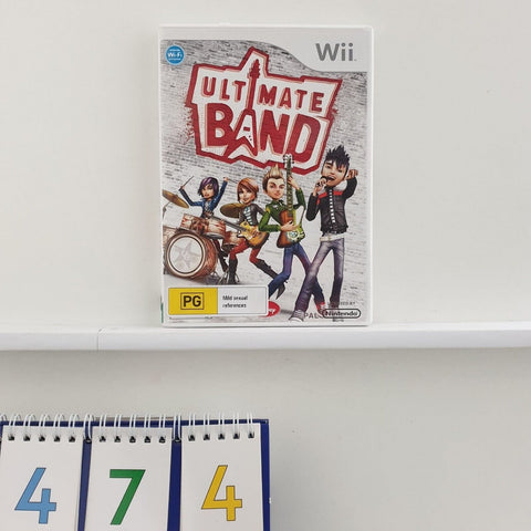 Ultimate Band Nintendo Wii Game + Manual PAL oz474