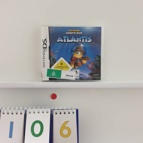 Jump'n Run Atlantis Nintendo DS Game + Manual