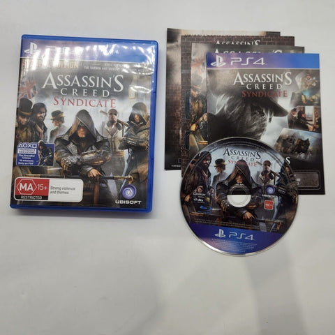 Assassins Creed Syndicate PS4 Playstation 4 Game + Manual 23o3