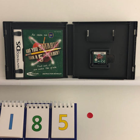 Are you Smarter Than A 5th Grader Nintendo DS Game + Manual