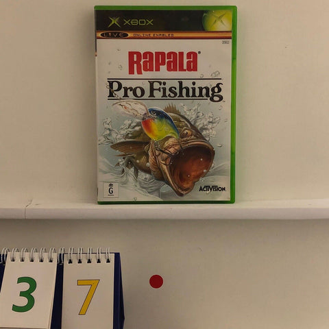 Rapala Pro Fishing Xbox Original Game + Manual PAL r37