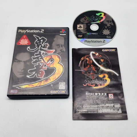 Onimusha 3 Playstation 2 PS2 NTSC-J Japan Capcom Game + Manual