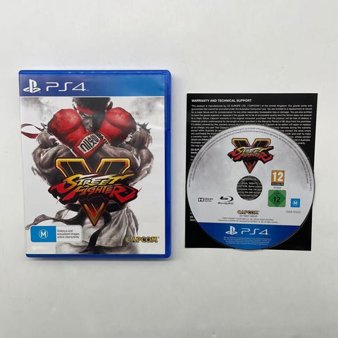 Street Fighter V PS4 Playstation 4 Game + Manual 06n3
