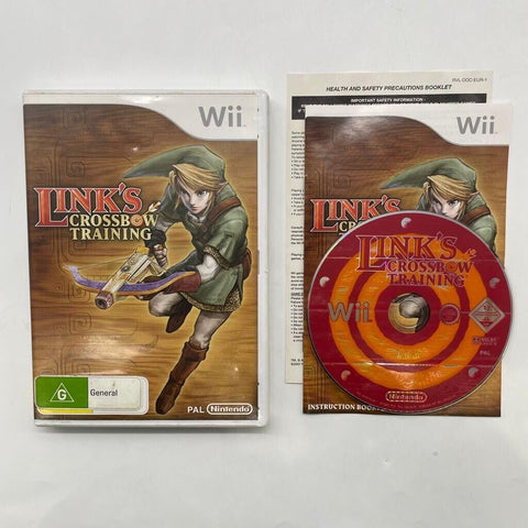 Link’s Crossbow Training Nintendo Wii Game + Manual PAL 06n3