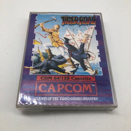 Tiger Road CBM 64/128 Cassette Capcom Game Boxed
