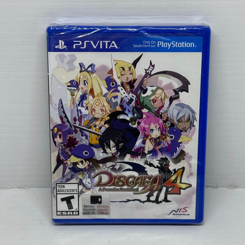 Disgaea 4 A Promise Revisited PS VITA Playstation Game Brand New SEALED