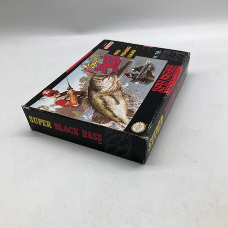Super Black Bass Super Nintendo SNES Game Boxed + NTSC U/C Manual