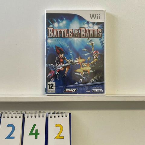 Battle Of The Bands Nintendo Wii Game + Manual PAL