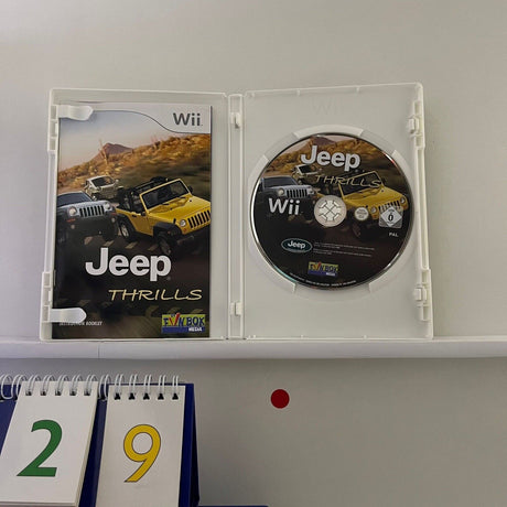 Jeep Thrills Nintendo Wii Game + Manual PAL