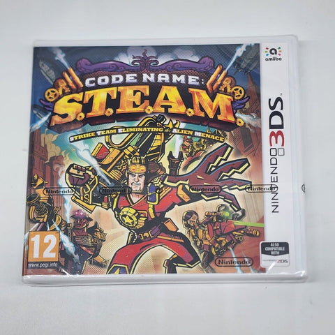 Code Name Steam S.t.e.a.m Nintendo 3DS Game PAL Brand New SEALED