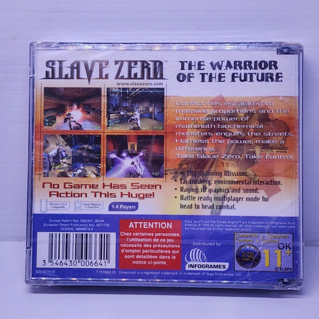 Slave Zero Sega Dreamcast Game Brand New SEALED