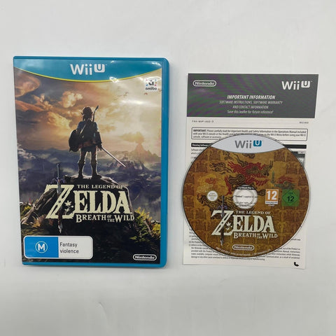 The Legend of Zelda Breath Of The Wild Nintendo Wii U Game PAL