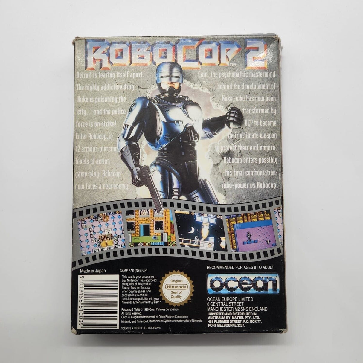 Robocop 2 Nintendo Entertainment System NES Game Boxed 25F4 - Trippy Trades 